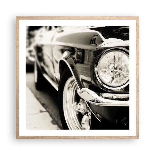 Plakat w ramie jasny dąb - Nieprzemijający blask - 60x60 cm