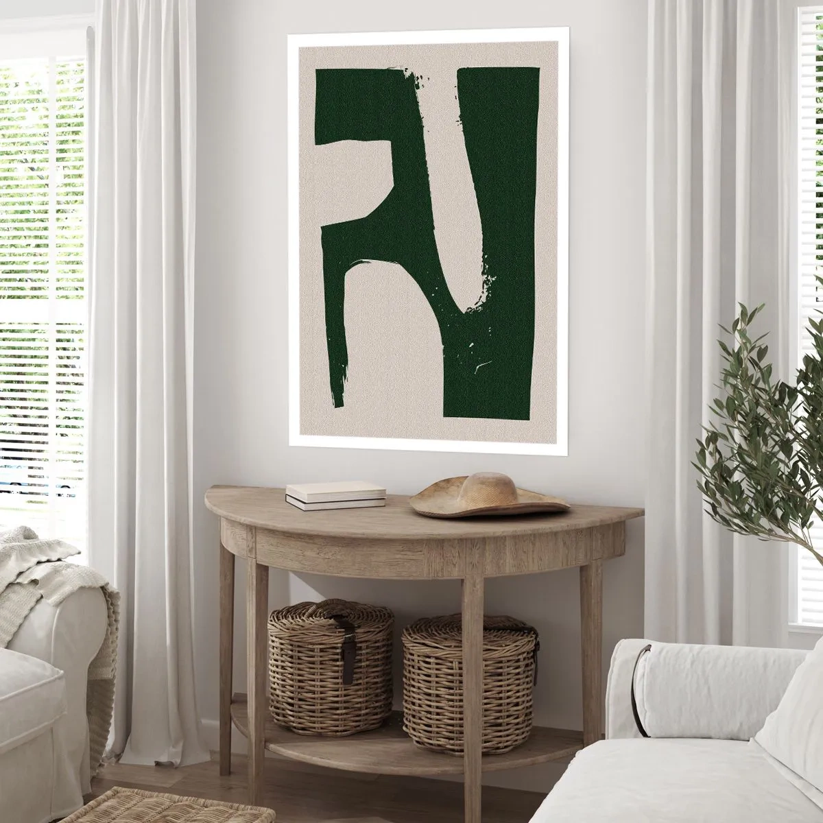 Plakat - Zatoki bieli - 70x100 cm