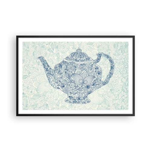 Plakat w czarnej ramie - Herbaty czar - 91x61 cm