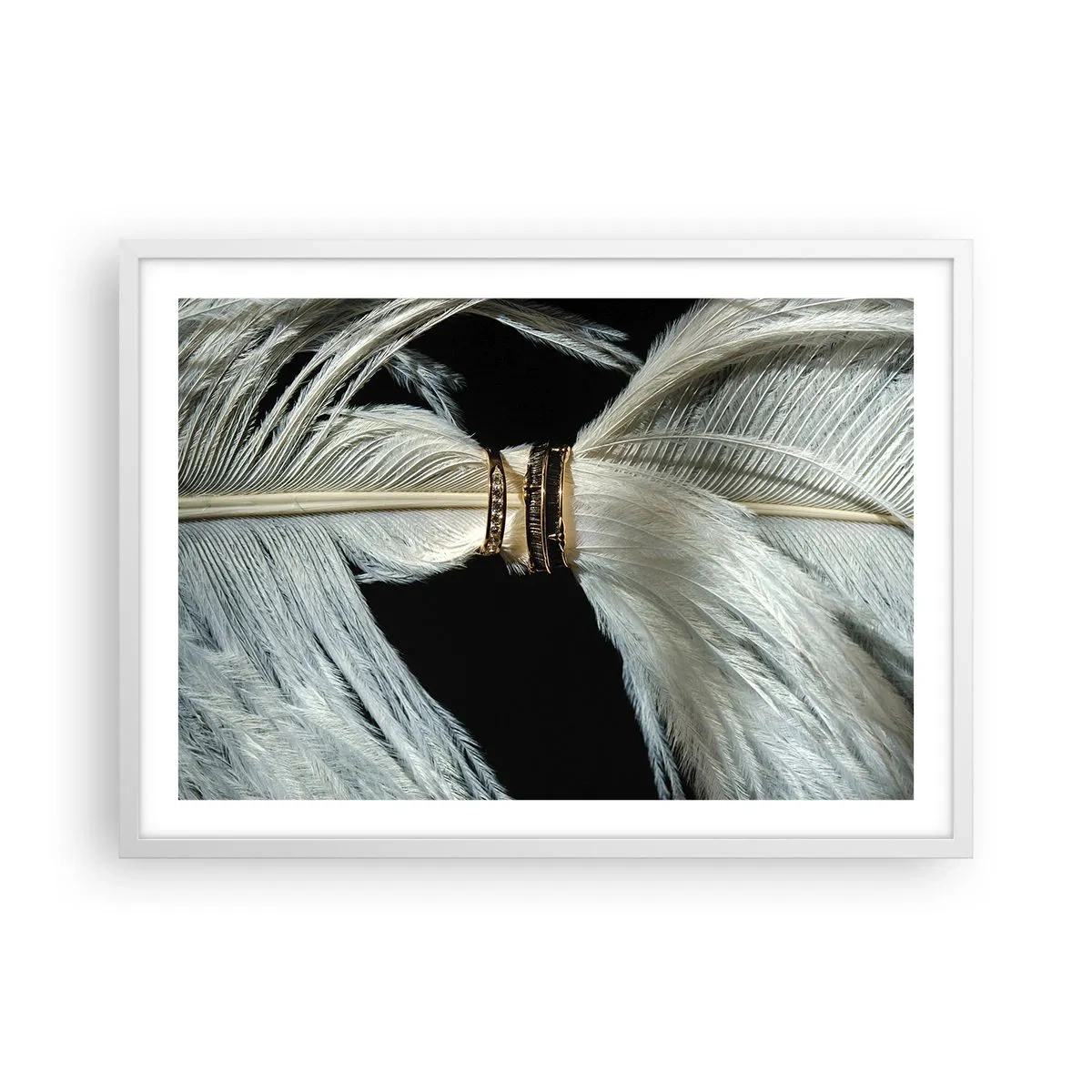 Plakat w białej ramie - ...i nie opuszczę Cię… - 70x50 cm