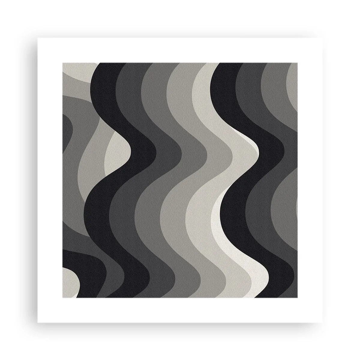 Plakat - Fala za falą - 40x40 cm