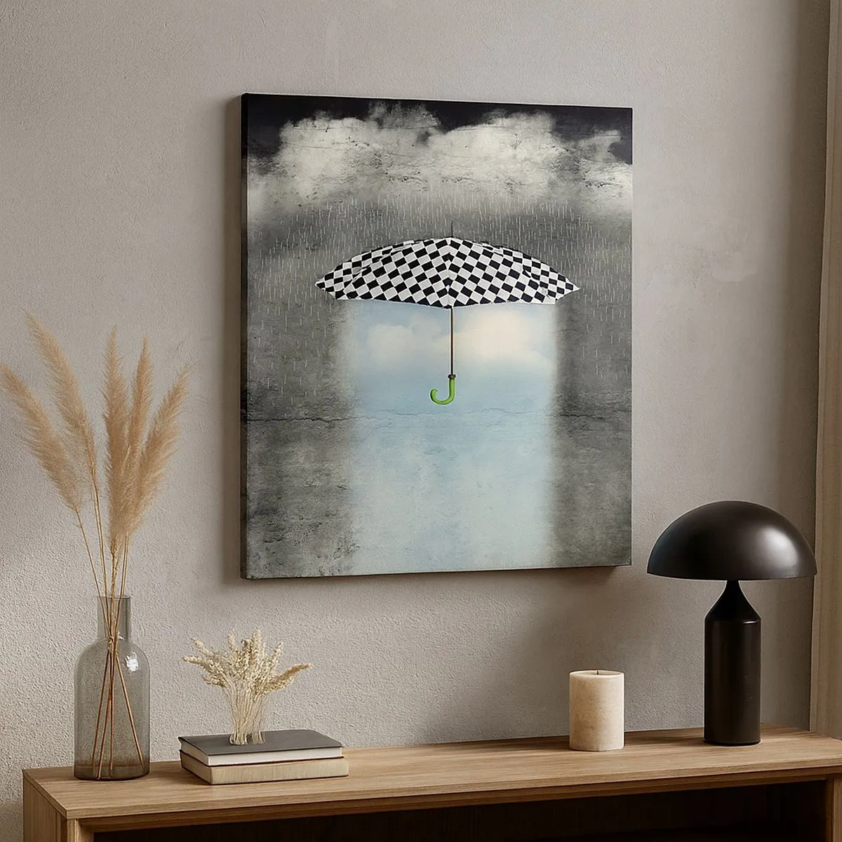 Obraz na płótnie - A jednak możliwe - 30x30 cm