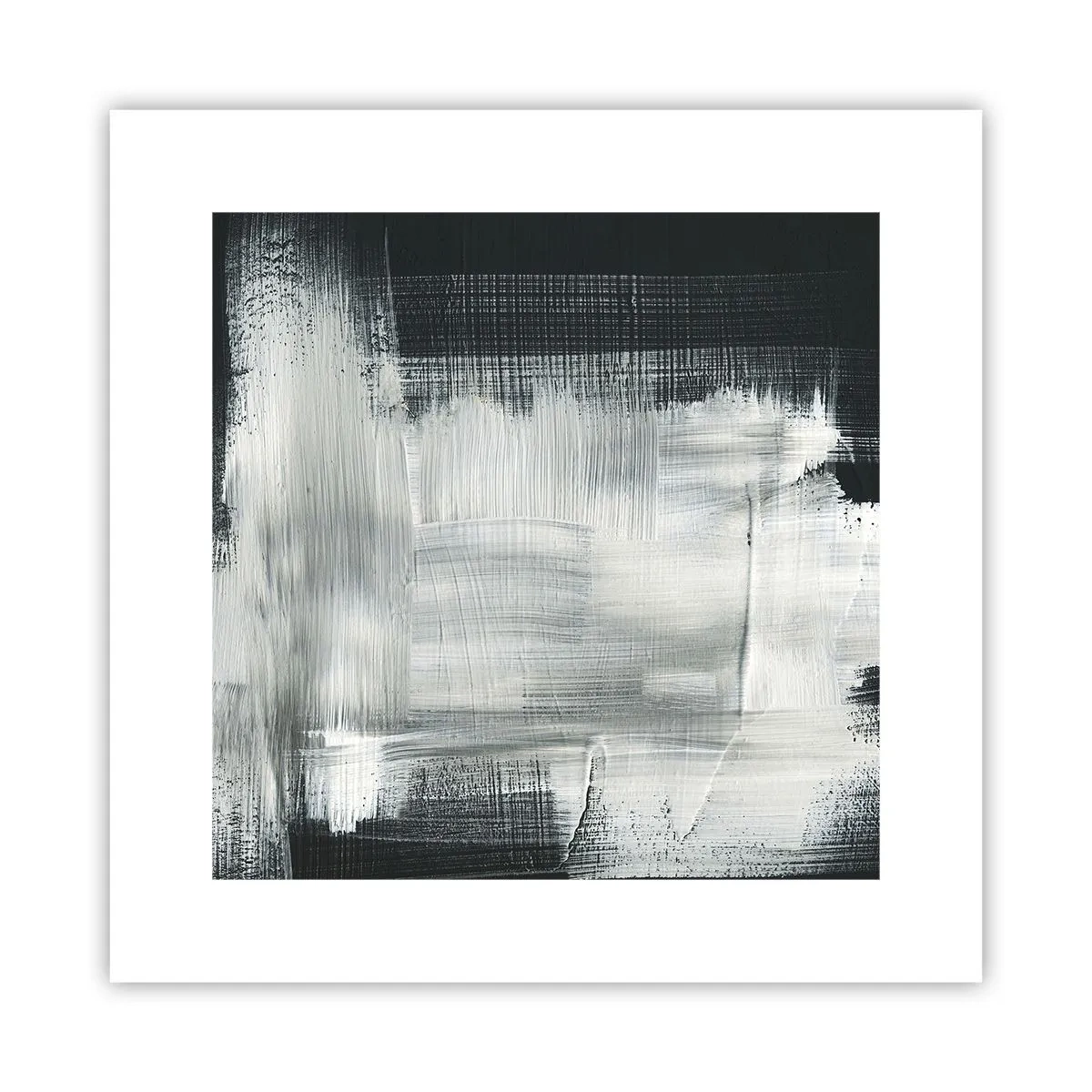 Plakat - Utkane z pionu i poziomu - 30x30 cm