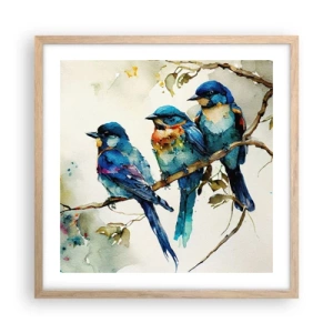 Plakat w ramie jasny dąb - Obraził się? - 50x50 cm