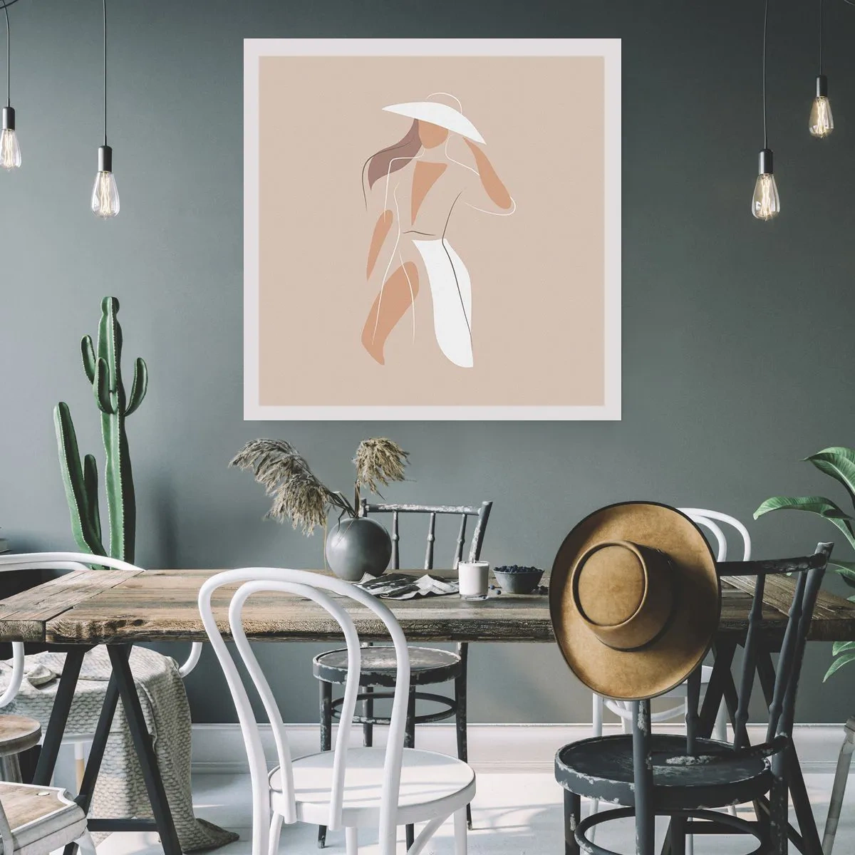 Plakat - Moda to zabawa - 40x40 cm