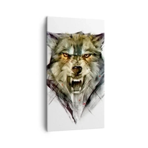 Obraz na płótnie - Ani kroku! - 45x80 cm