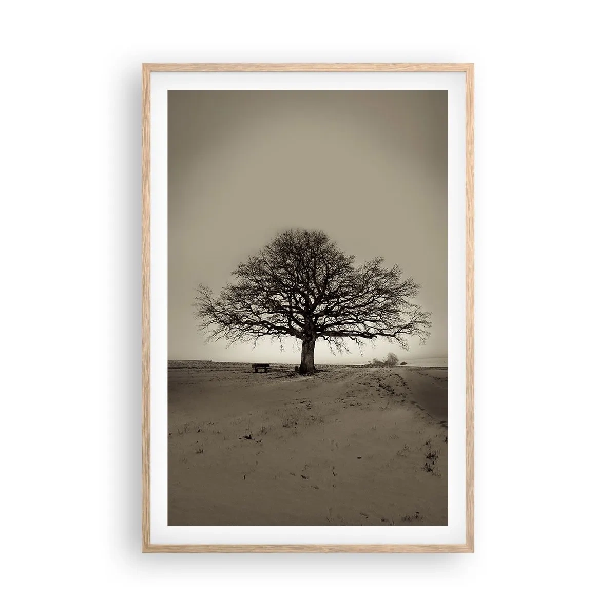 Plakat w ramie jasny dąb - Stąd do wieczności - 61x91 cm