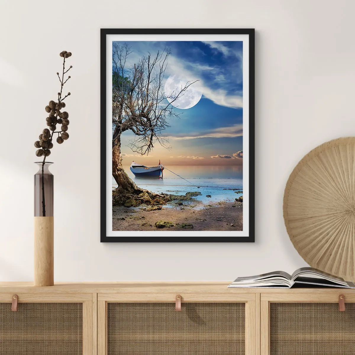 Plakat w czarnej ramie - To koniec czy początek? - 40x50 cm