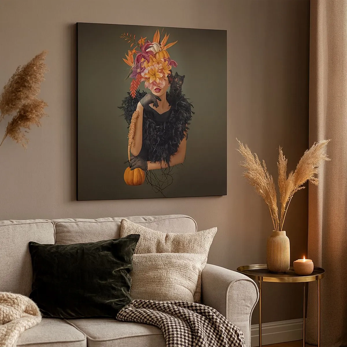 Obraz na płótnie - Czar wiedźmy - 30x30 cm