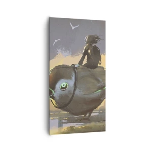 Obraz na płótnie - Przystanek w fantastycznej podróźy - 65x120 cm