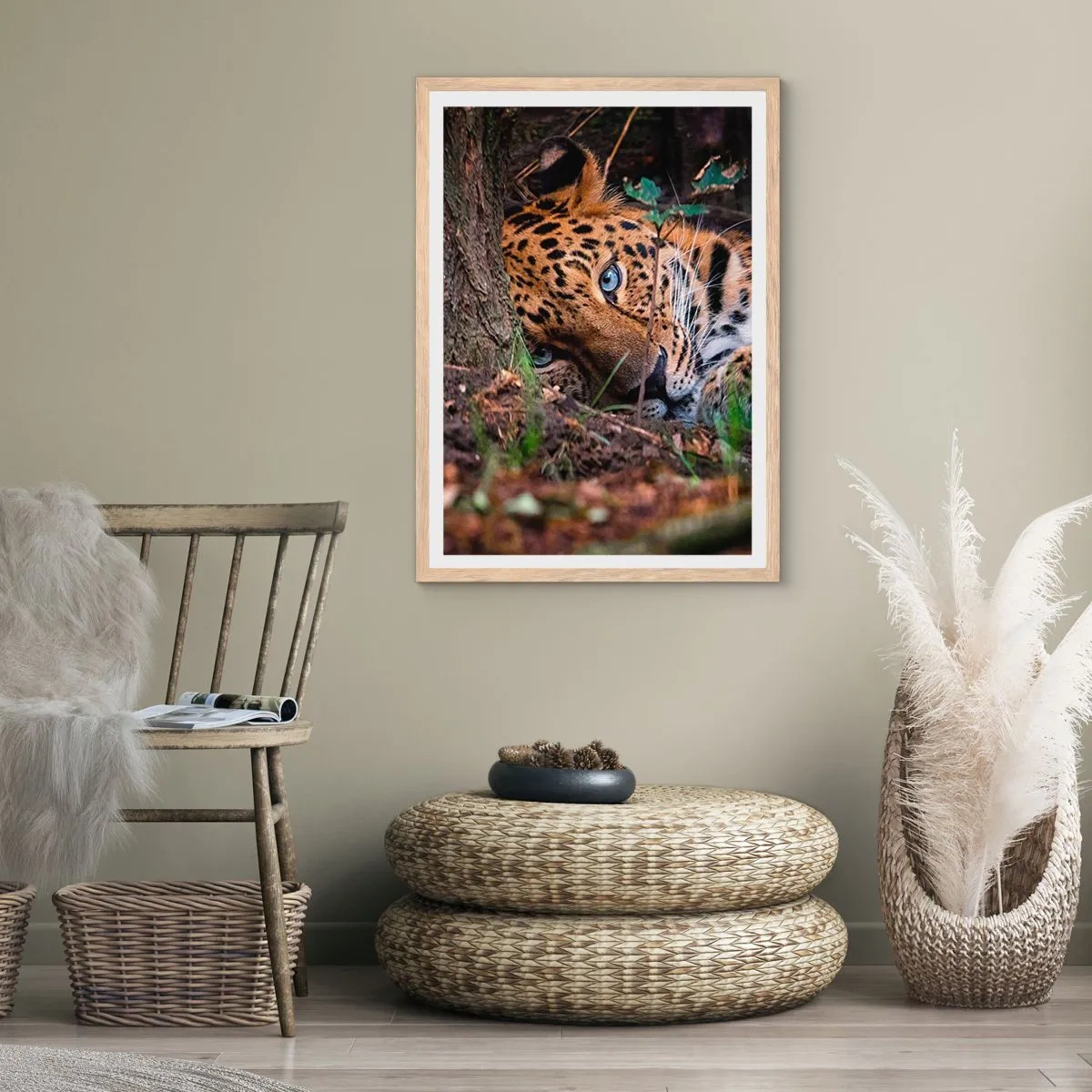 Plakat w ramie jasny dąb - Zaufaj mi - 30x40 cm