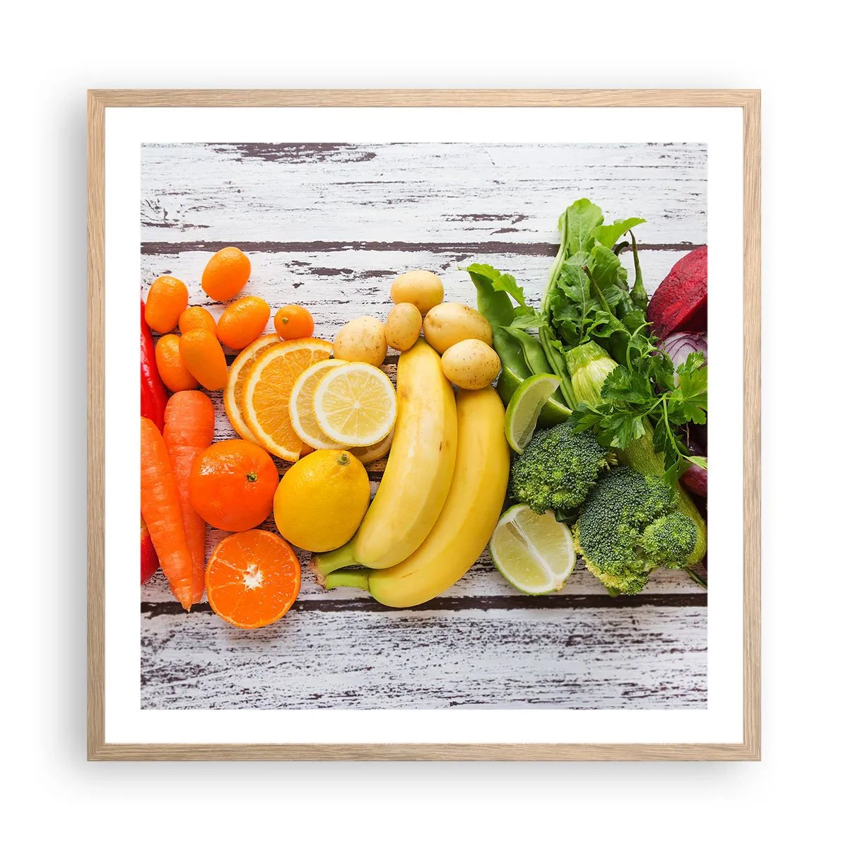 Plakat w ramie jasny dąb - To nie wystarczy? - 60x60 cm