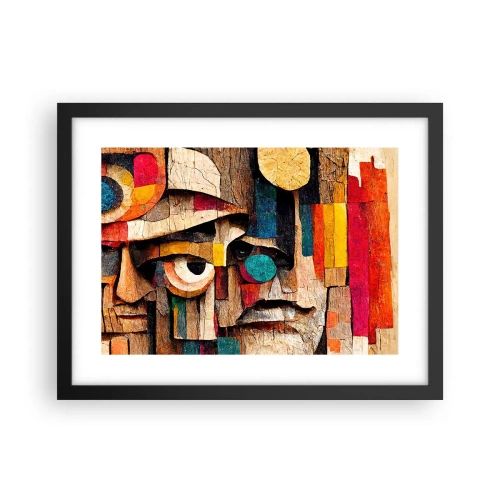 Plakat w czarnej ramie - Widzę cię… - 40x30 cm