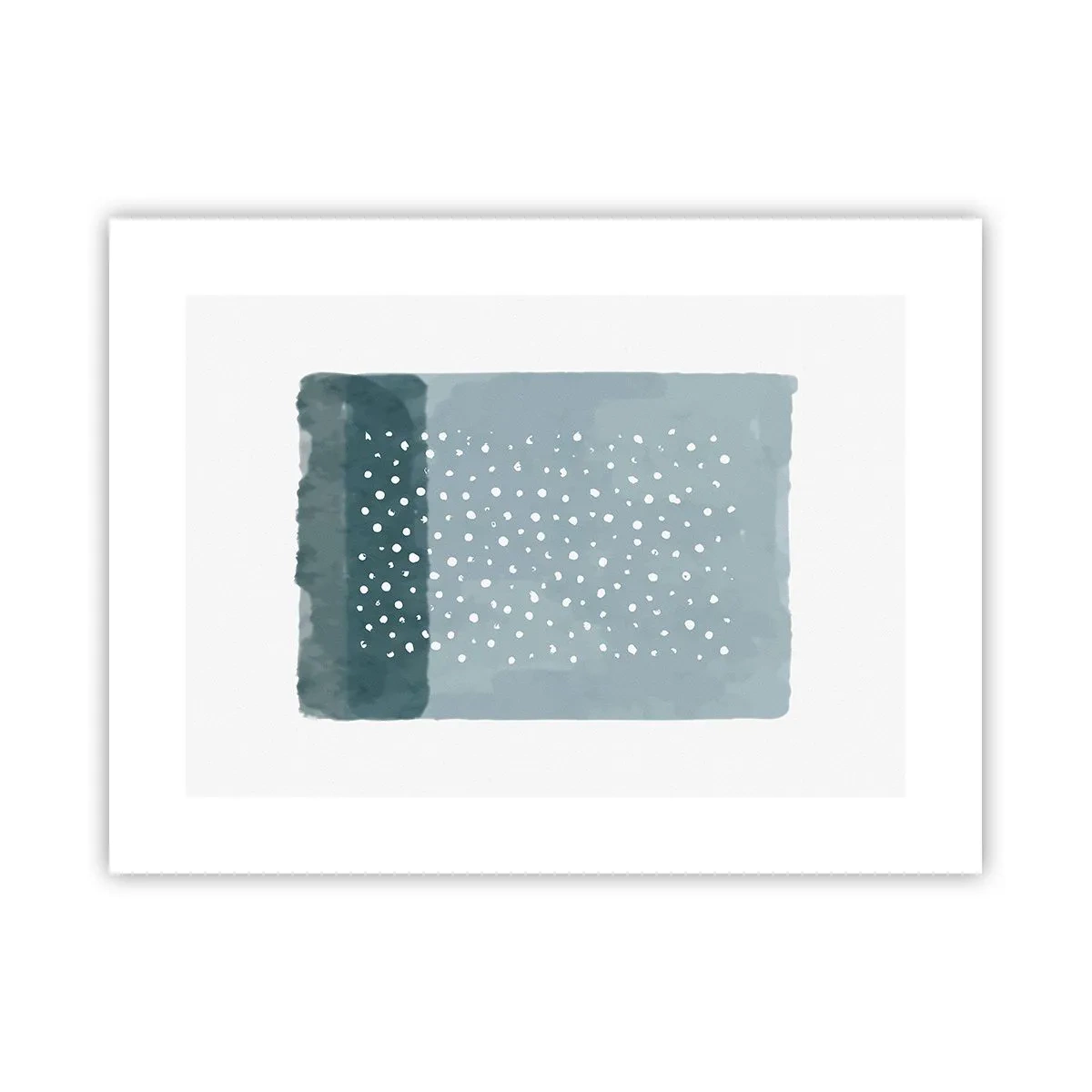 Plakat - Wyrosłe na błękicie - 40x30 cm