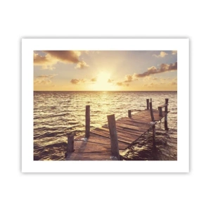 Plakat - Złota kraina łagodności - 50x40 cm