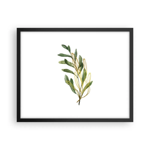 Plakat w czarnej ramie - Wszystko co dobre - 50x40 cm