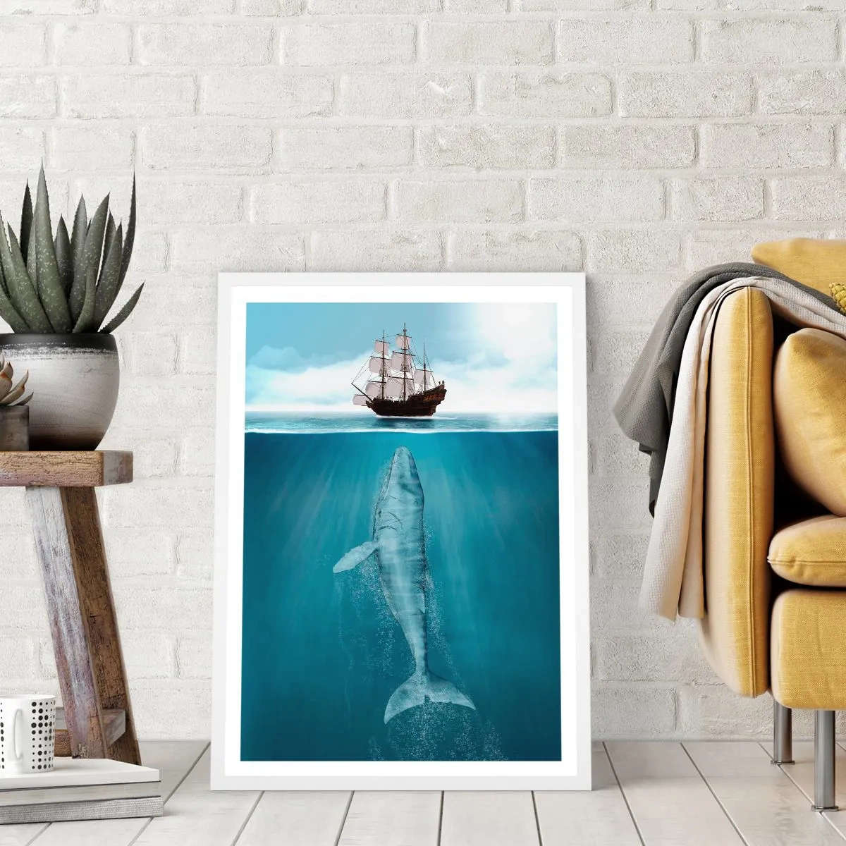 Plakat w białej ramie - Lepiej nie wiedzieć - 50x70 cm