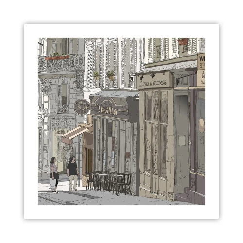 Plakat - Miejskie radości - 50x50 cm