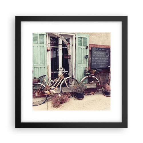 Plakat w czarnej ramie - Niech żyje prowincja - 30x30 cm