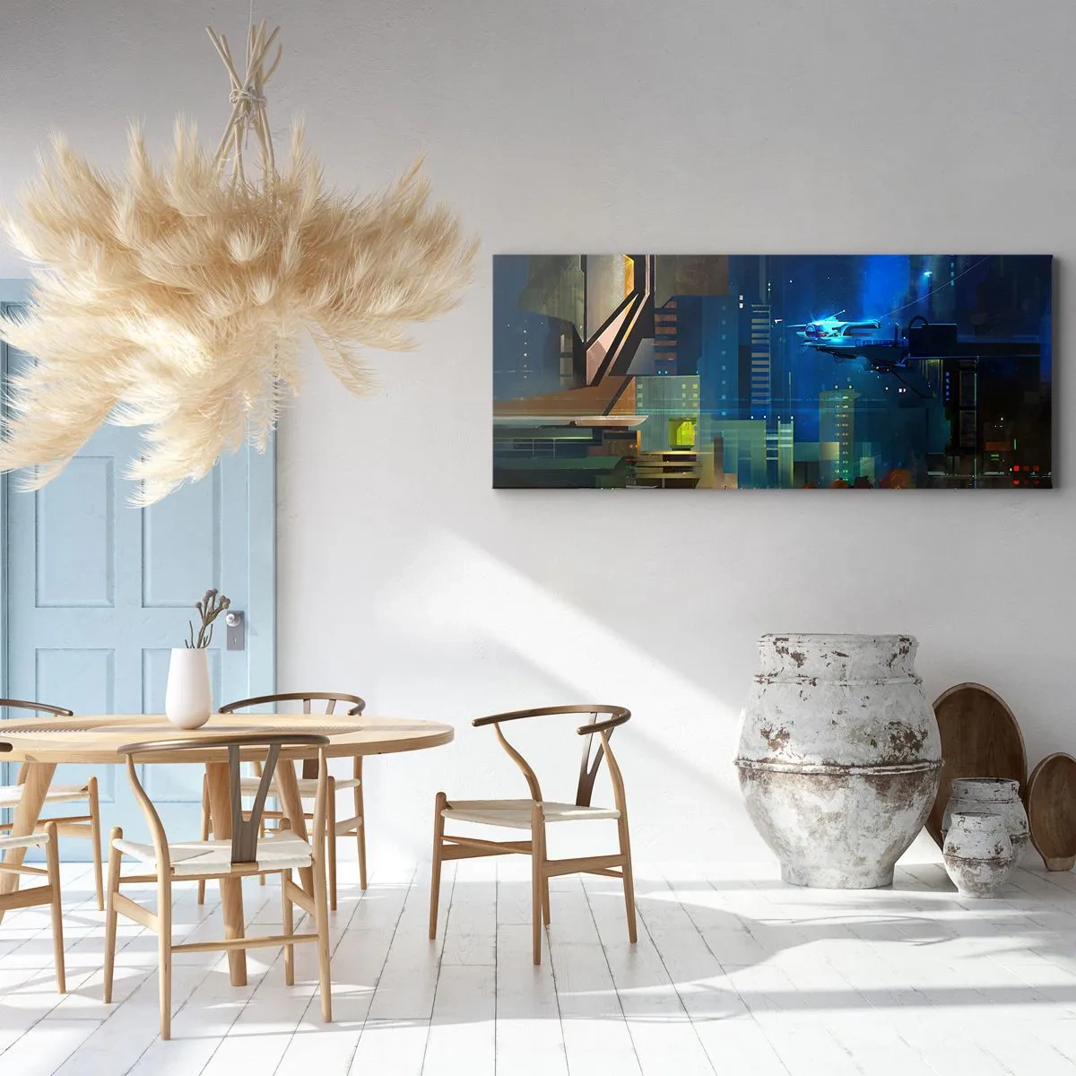 Obraz na płótnie - W niedalekiej przyszłości - 100x40 cm