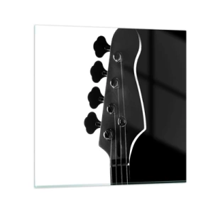 Obraz na szkle - Rockowa cisza  - 70x70 cm