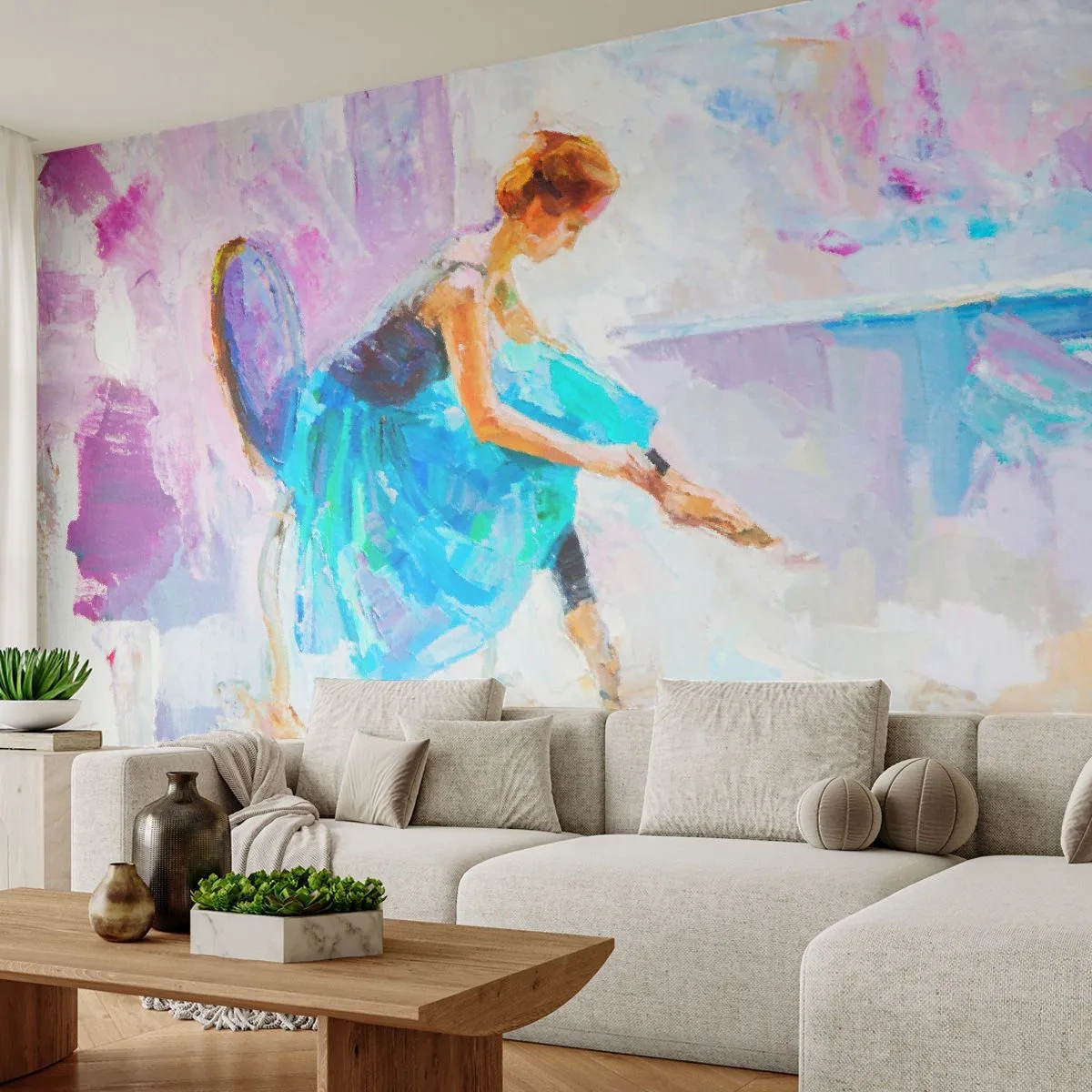 Fototapeta Premium Canvas - Niewysłowiony wdzięk, subtelny czar - Baletnica, Taniec, Balet - 500x350 cm