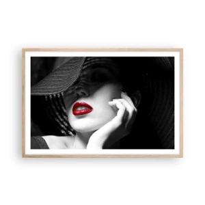 Plakat w ramie jasny dąb - Studium w szkarłacie - 91x61 cm