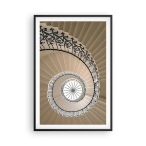 Plakat w czarnej ramie - W środku muszli - 61x91 cm