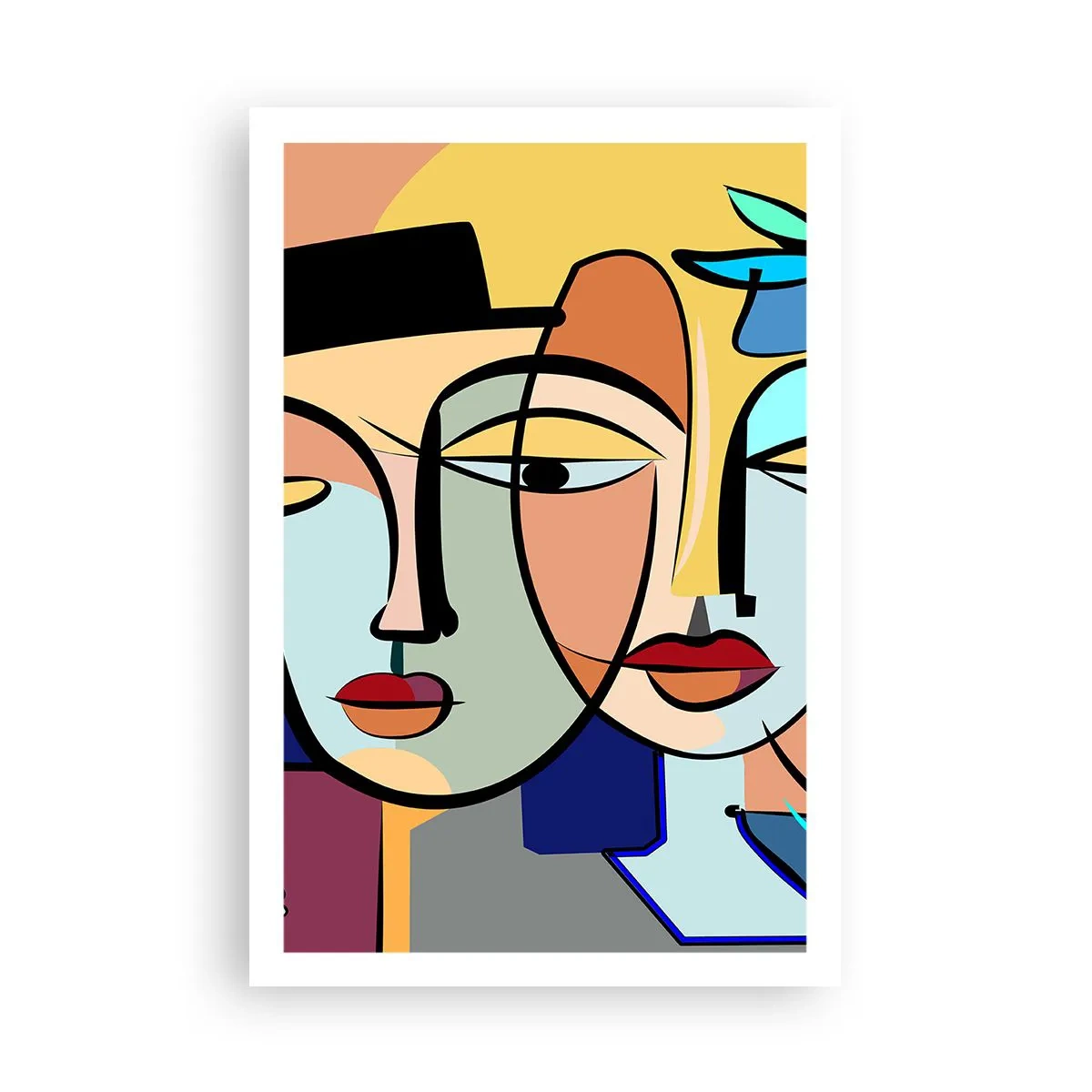 Plakat - Picassowskie randez vous - 61x91 cm