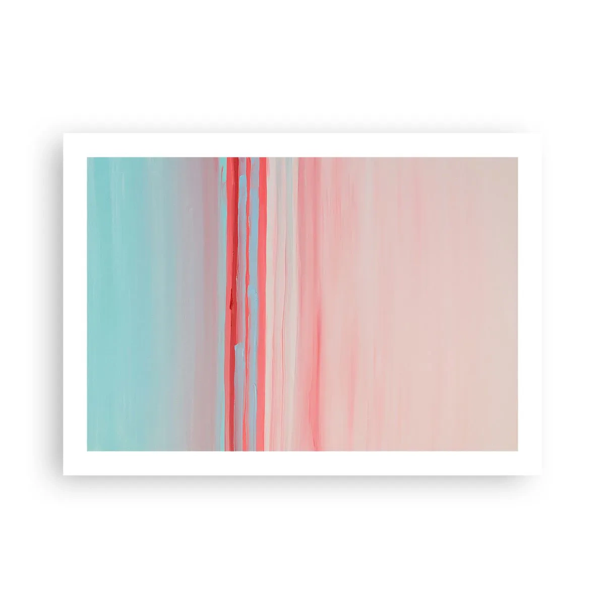 Plakat - Abstrakcja o świcie - 70x50 cm