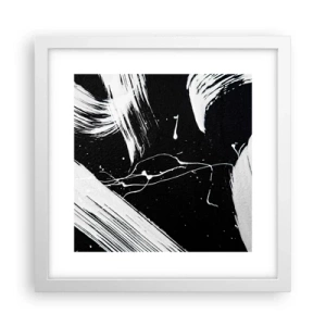 Plakat w białej ramie - Przełamać mrok - 30x30 cm