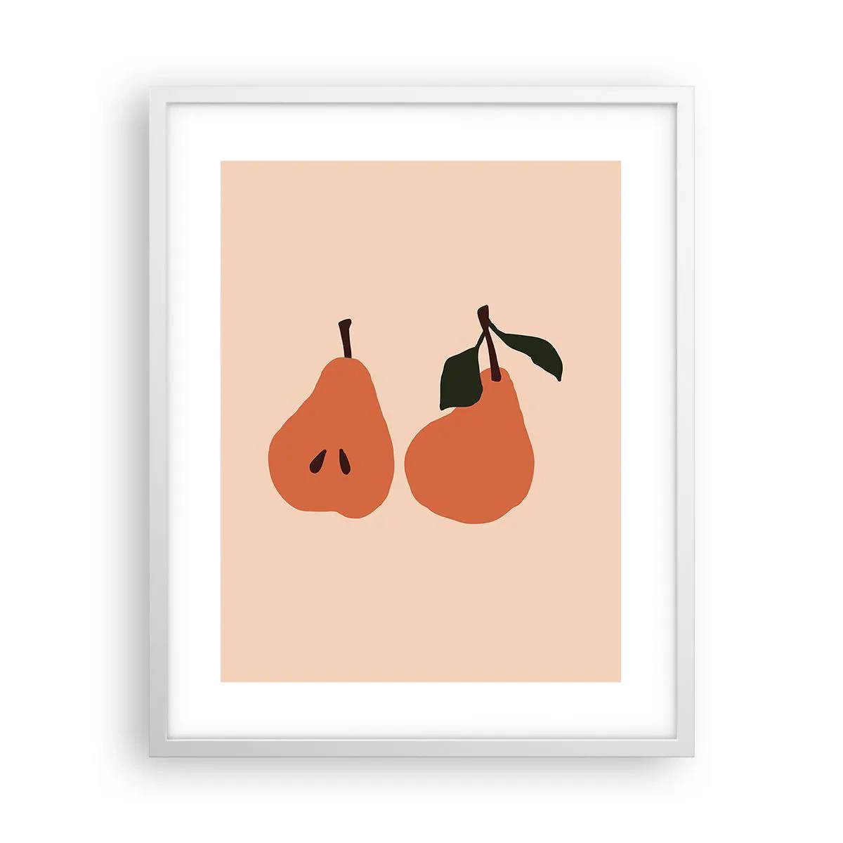 Plakat w białej ramie - Sama słodycz - 40x50 cm