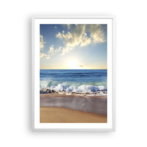 Plakat w białej ramie - Ruch i bezruch zarazem - 50x70 cm