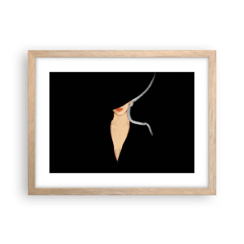 Plakat w ramie jasny dąb - Elegancja i styl - 40x30 cm