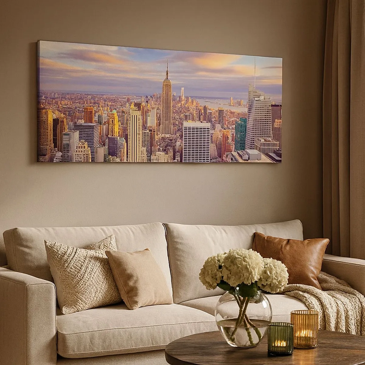 Obraz na płótnie - Sięgnąć samych chmur - 100x40 cm