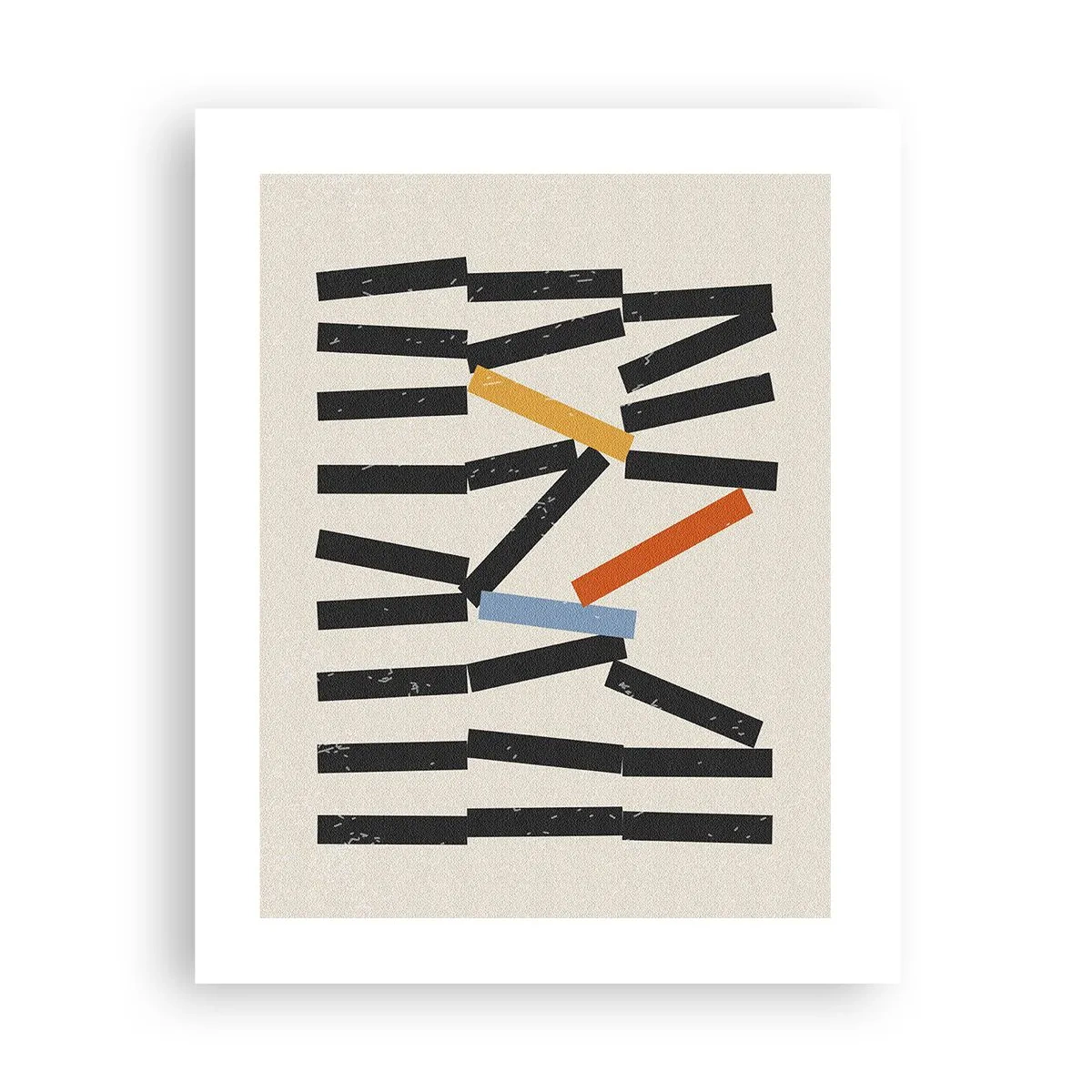 Plakat - Domino – kompozycja - 40x50 cm