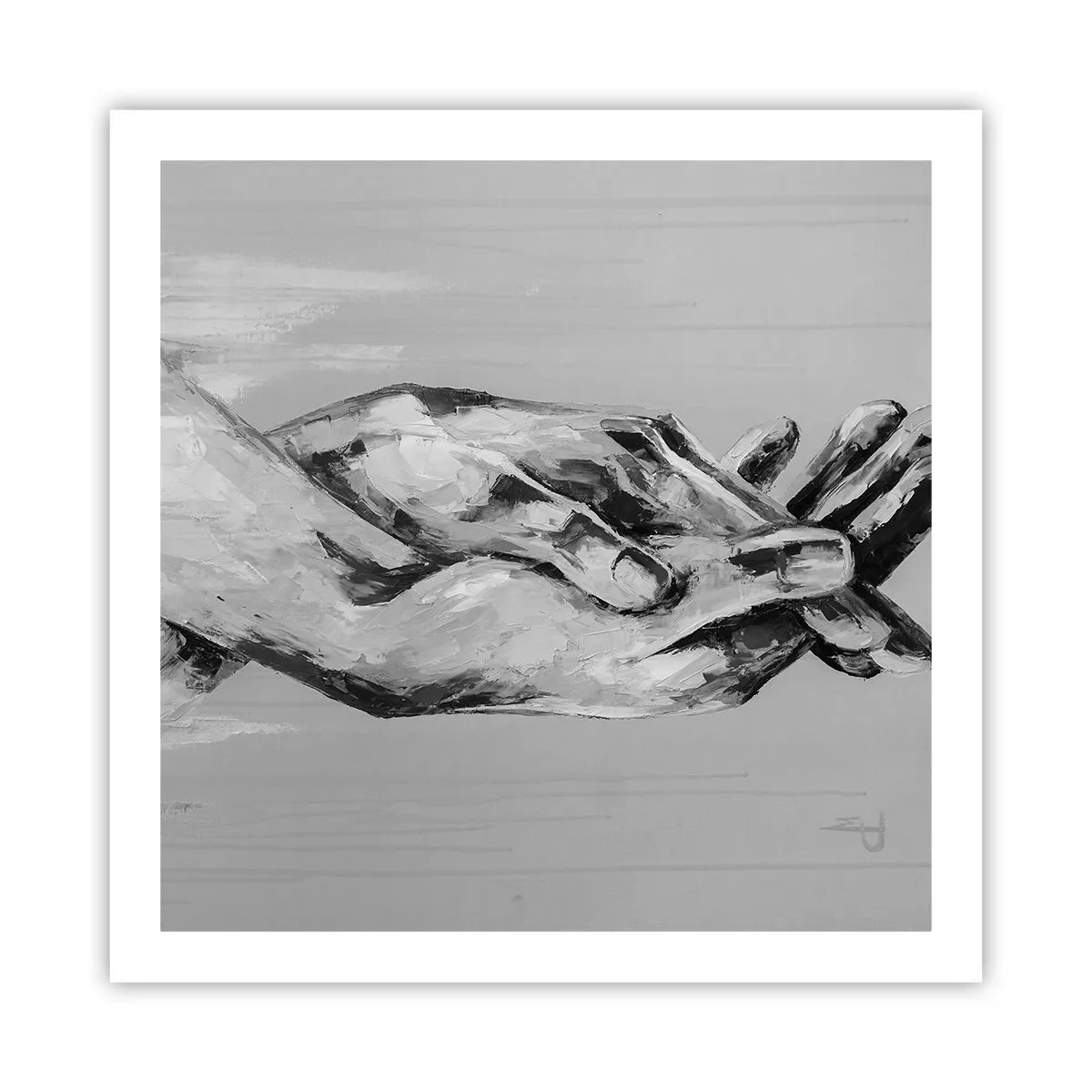 Plakat - Początek… - 60x60 cm