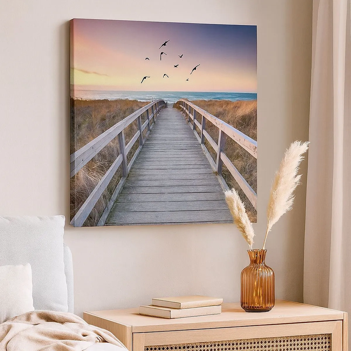 Obraz na płótnie - Przestrzeń wzlotów - 30x30 cm