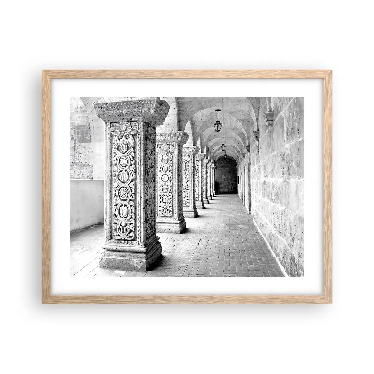 Plakat w ramie jasny dąb - A dokąd to…? - 50x40 cm