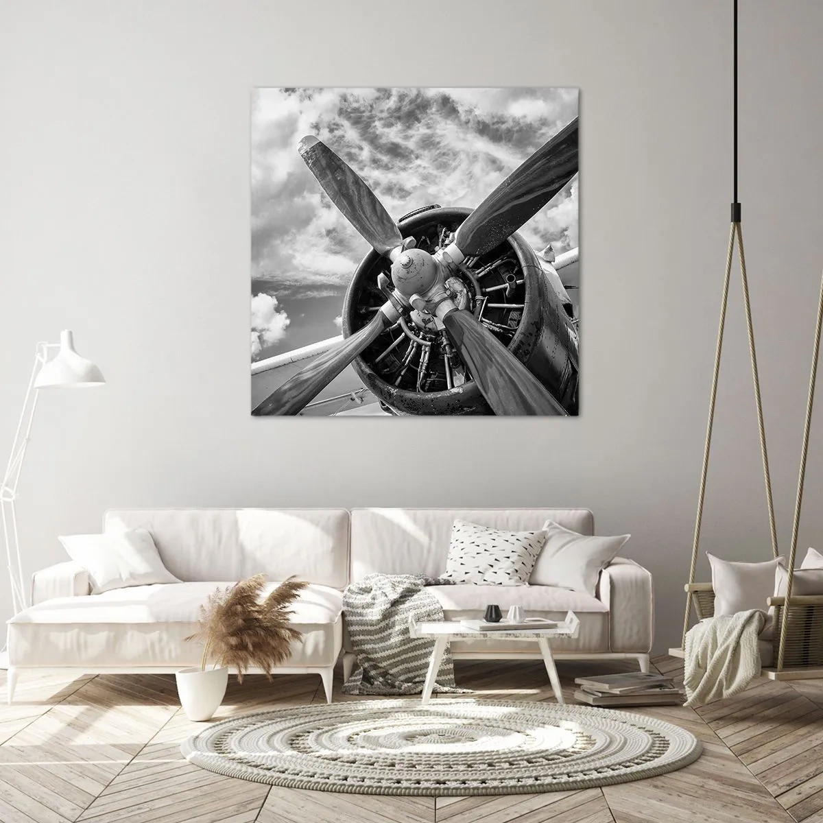 Obraz na płótnie - Pogromca przestworzy - 50x50 cm