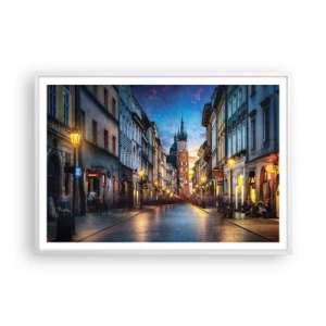 Plakat w białej ramie - Krakowski czar - 100x70 cm