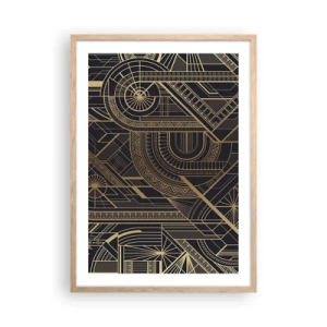 Plakat w ramie jasny dąb - Koncepty, idee, plany - 50x70 cm