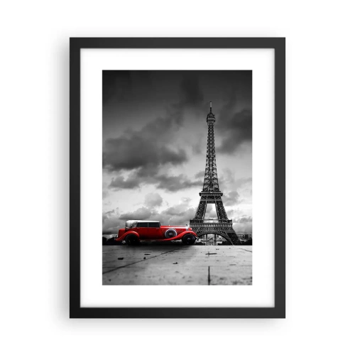 Plakat w czarnej ramie - Nie tak dawno w Paryżu - 30x40 cm