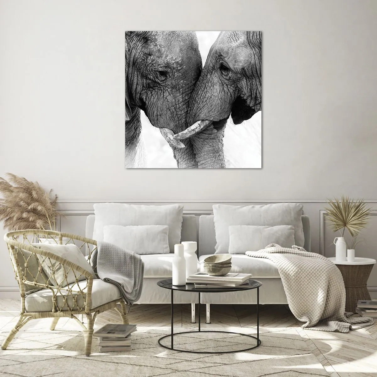 Obraz na szkle - Serdeczne wyznanie - 40x40 cm