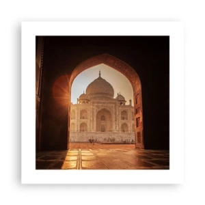 Plakat - Pomnik nieziemskiej miłości - 40x40 cm