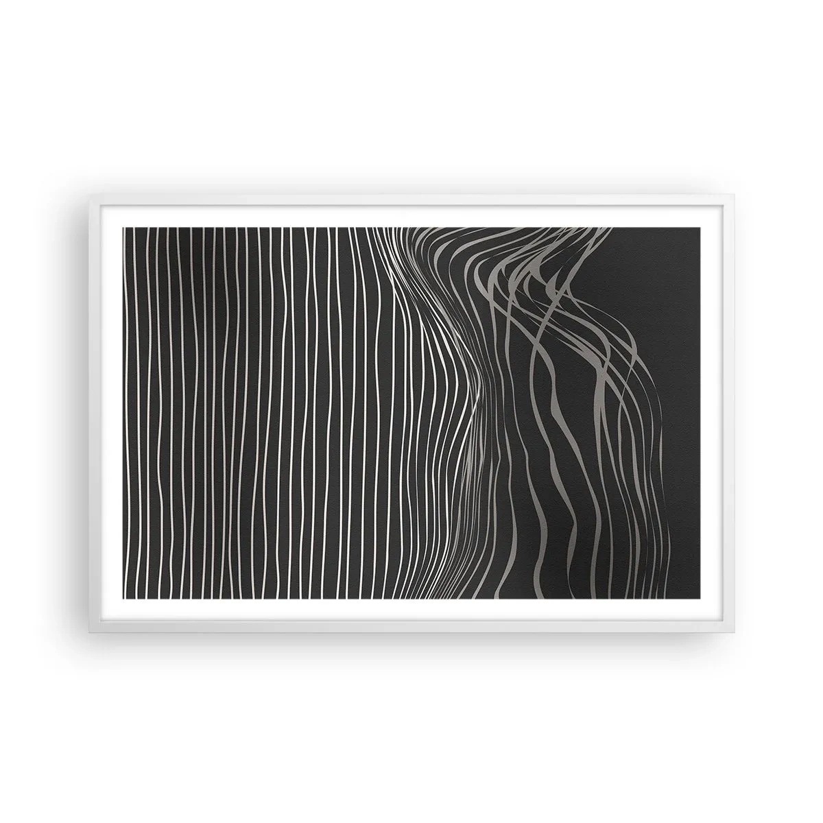 Plakat w białej ramie - Rytm i akcent - 91x61 cm