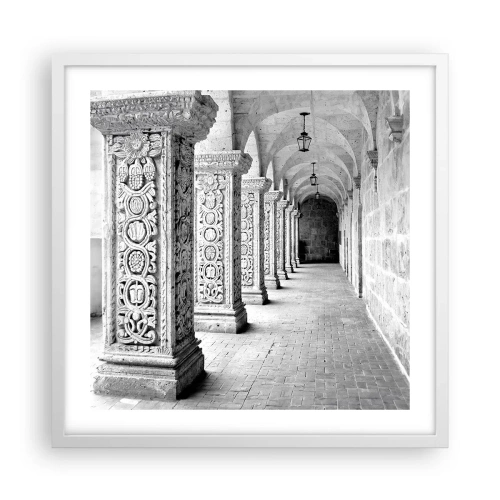 Plakat w białej ramie - A dokąd to…? - 50x50 cm