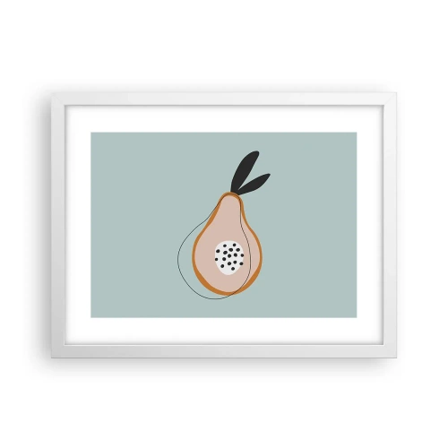 Plakat w białej ramie - Przeniknąć w naturę rzeczy - 40x30 cm