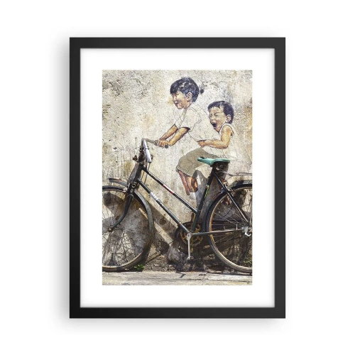 Plakat w czarnej ramie - Prawda czy fałsz? - 30x40 cm