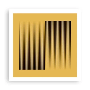 Plakat - Kwadratura przeciwieństw - 60x60 cm